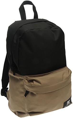 DC Shoes Daylie Colourblock Backpack Mens Black/Green Bag Holdall Rucksack W:36 x H:46 x D:12 (cm)