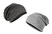 Combo of Coal Grey & Charcoal Grey Slouchy Beanie RS.239.00