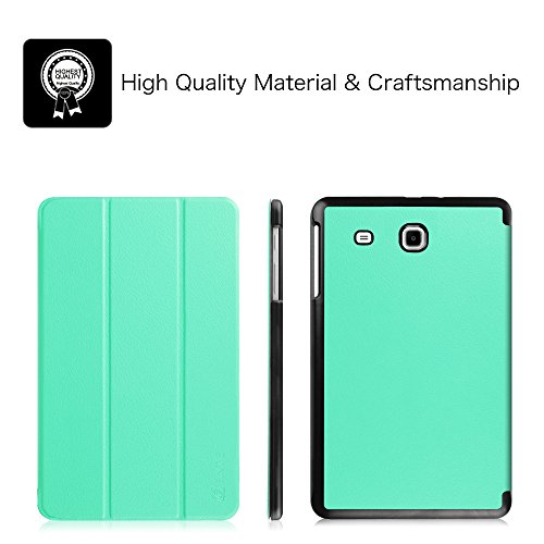 Fintie Samsung Galaxy Tab E 9.6 Hülle Case – Ultra Schlank Superleicht Ständer Smart Shell Cover Schutzhülle Etui Tasche für Samsung Galaxy Tab E T560N / T561N 24,3 cm (9,6 Zoll) Tablet-PC, Mint Grün - 3