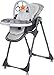 Produktbild Safety 1st Hochstuhl Kiwi, 3-in-1 Hochstuhl, Rücken- und Fußlehne bis zur Liegeposition verstellbar, inkl. Tisch mit abnehmbarem Tablett und Spielbogen, warm grey