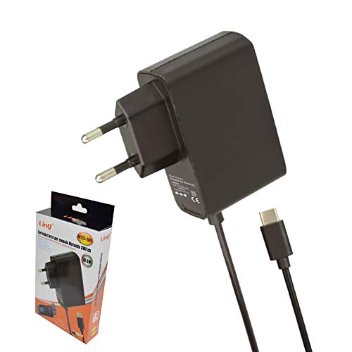 Preisvergleich Produktbild Ladegerät für Nintendo Switch Netzteil (TV-Modus wird nicht unterstützt), Einzelspannung (Gleichstrom), Schwarz