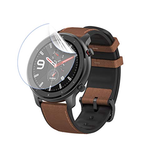 Preisvergleich Produktbild YusellYu_Mädchen Strampler Jumpsuit Yusell 3 STÜCKE Weiche Schutzfolie Kondensatfolie für AMAZFIT GTR Smart Watch 47mm
