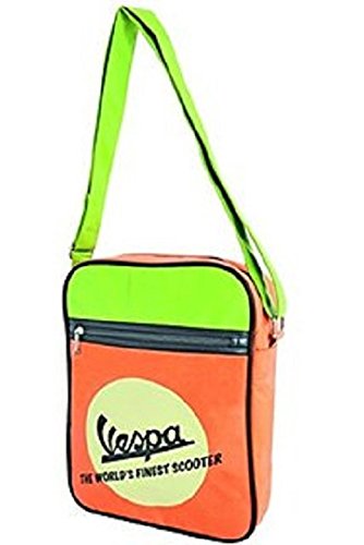 Preisvergleich Produktbild 605418 M Umhängetasche senkrecht Vespa Orange und Grün