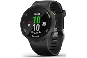 Garmin - Forerunner 45 - Montre de course à pied avec prise en charge des programmes d'entraînement Garmin Coach - Large, Noi