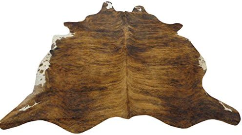 Natural Cowhide Rug - Medium Exotic Pattern - Approx 213 cm x 186 cm - Luxury Designer Hide by Narbonne Leather Co - S24