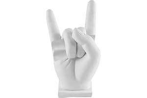 Laroal Drumstick Display Holder Fun Gesture Shaped Drumstick Display Stand Resin Drum Stick Case Rack Container Drumstick Accessories Decoration For Drummer Displaying