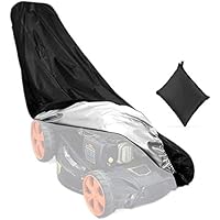 Rasenmäher Abdeckung, 76x25x57x44 Zoll 210D Polysterfasern Wasserdicht Staubdicht Wetterfest Abdeckhaube Staubschutz…