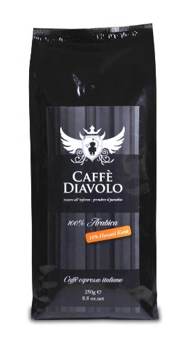 Caffé Diavolo - Nero Hawaii Kona - 250 Gramm, Bohne