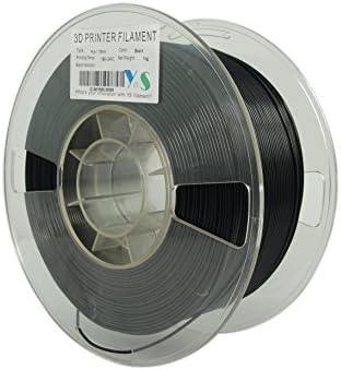 YS Filament YS-1.75-PLA-BK-1000 YS Tangle Free 3D Filament, Pla 1.75 mm, 1 kg, Limited Moisture Can Achieve Good Printing Results, Black