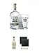 Produktbild The Duke München Dry BIO Gin 0,7 Liter + 6 x The Duke Long Drink Glas 0,3 Liter + Poli Marconi 46 Gin 0,05 Liter Mini + Schiefer Glasuntersetzer eckig ca. 9,5 cm Ø 2 Stück