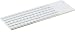 Produktbild Rapoo E2800P Wireless Touchpad Tastatur (5 GHz, Aluminiumgehäuse, SMART-TV/Media-PC, deutsches Layout) weiß-grün