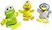 Produktbild Waschhandschuh 3-er Set aus Ente, Pinguin, Frosch | Waschlappen u. Handpuppe mit Tiermotiven | Badespaß für Babys und Kinder ab 0 Jahren (inkl. Minis Baby Geschenk) | Kinderwaschlappen weich