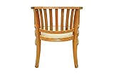 SAM Gartensessel Karlebo Stuhl mit Armlehnen, Gartenmöbel für Balkon & Terrasse, Akazien-Holz massiv, FSC 100% Zertifiziert - 4