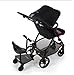 Be Cool Skate Board, Wheeled Board ,Buggy Board With Seat Black