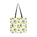 Produktbild Zitrone Auf Weiß Leinwand Tote Handtasche Schultertasche Crossbody Taschen Geldbörsen Für Männer Und Frauen Einkaufstasche
