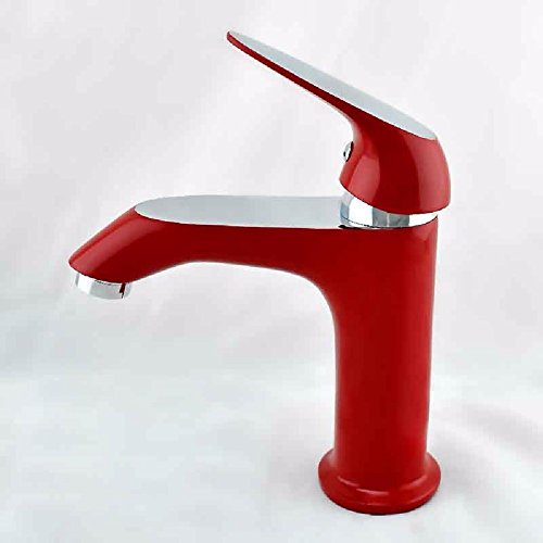 Preisvergleich Produktbild KHSKX Rainbow Kupfer Wasserhahn Einloch Waschbecken wasserhahn Waschtischmischer