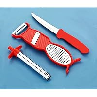 VR Gas Lighter with Free Knife and 3 in 1 Peller Free (Multi-Color)