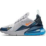 nike hombre ropa  Nike Air MAX 270 (GS) - Zapatillas para Hombre, Multicolor (Wolf Grey/Total Orange/Midnight Navy 15) 38.5 EU