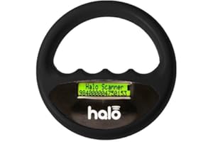 SUPERPET LTD Halo Microchip Pet Scanner For Cats And Dogs (Black)