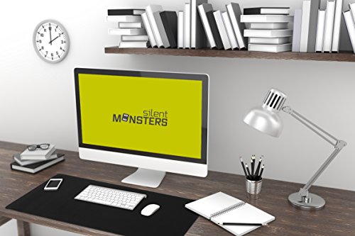 Silent Monsters Gaming und Office Mauspad (900 x 400 x 3 mm, Größe: XXL) schwarz - 3