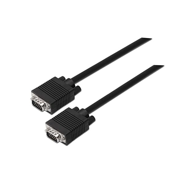 NANOCABLE 10.15.1303 - Cable SVGA para Monitor y proyector, HDB15/M-HDB15/M, Macho-Macho, Negro, 3mts - Image 5