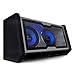 Produktbild auna CB-SUB-2X12 • Auto-Subwoofer • Doppel-Subwoofer • Twin-Subwoofer • 2400 W Peak-Leistung • 2 x 30 cm (12")-Tieftöner • tiefschwarze Optik • Front aus Acryl • neon-blauer LED-Lichteffekt • computeroptimiertes Chassis • Filz-Ummantelung • resonanzarm • schwarz