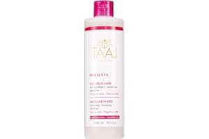 TAAJ | Eau Micellaire - HIMALAYA | Nettoie, Tonifie & Apaise les Peaux Sensibles I Démaquille & Élimine les Impuretés | Peaux sensibles | Vegan & Cruelty Free | 500 ml
