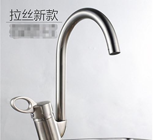 Kitchen wash basin basin stainless steel copper space aluminum alloy hot and cold water faucet