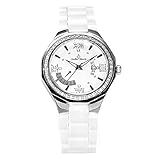 Stella Maris Damen-Armbanduhr Analog Quarz Premium Keramik Diamanten - STM15Y2