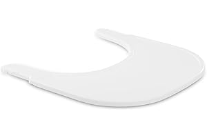 ‎HAUCK hauck Klickbrett Kompatibel mit Alpha+ & Beta+ Holzhochstuhl Alpha Click Tray, aus Recyceltem Material (GRS-zertifiziert), Schnelle Klickbefestigung am Hochstuhl, Einfach zu Reinigen (White)