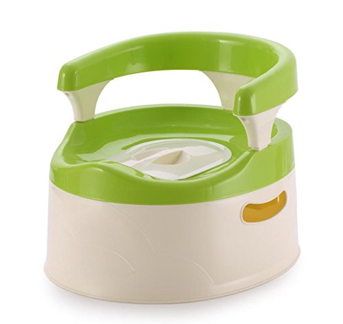 Preisvergleich Produktbild SHISHANG Kinderhocker mit verdickenkind Toilettenschüssel Bettpfanne Urinal Kindern exklusiv geeignet für 6 Monate-5 Jahre altes Kind PP Kunststoff sicher und ungiftig , green