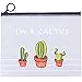 Produktbild 2019 neuankömmling heißer kaktus transparent pvc a5 dateiordner dokumentenablage tasche schreibwaren tasche für schüler kinder federmäppchen box, drei kakteen