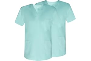 MISEMIYA - Pack 2 Pcs - Casaca Sanitario Unisex Uniformes Sanitarios Uniforme Sanitario - 2-817