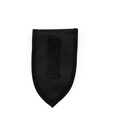 Mini-Schaufel aus Edelstahl klappbar mit Tasche / Gürteltasche silber für Camping / Outdoor / Wandern oder als Gartenkelle / Blumenkelle / Handschaufel für den Garten -extra micro klein Spaten – Original Produkt Inet-Trades GmbH - 5