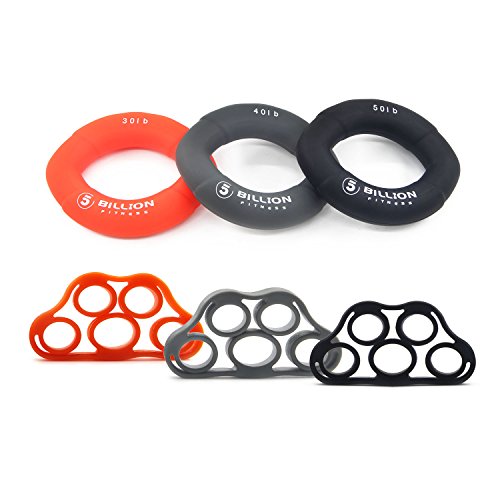 PROCIRCLE Handgreifer Strengthener & Finger Stretcher – Krafttrainer für Unterarmübung, Gitarrenfinger-Verstärker und Klettern – 3 Wahl - 7