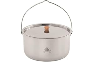 Robens Unisex - Adult Ottawa Stainless Steel Pot, White, 6 L