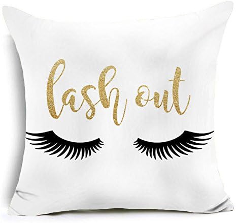 Fixuk Letter Star Printed Throw Pillow Case Sofa Cushion Cover Home Decor (#2 Lash Out)