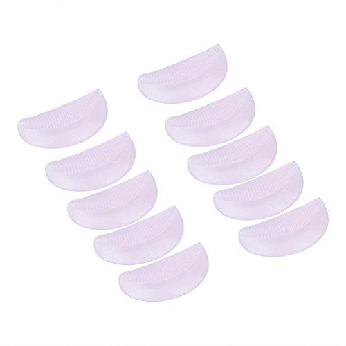 Frcolor 5 Pairs Silicone Eyelash Perming Curler Shield Pads Makeup False Eyelash Permanent Patches