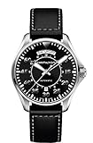 Hamilton Herren-Armbanduhr XL Chronograph Quarz Leder H64615735