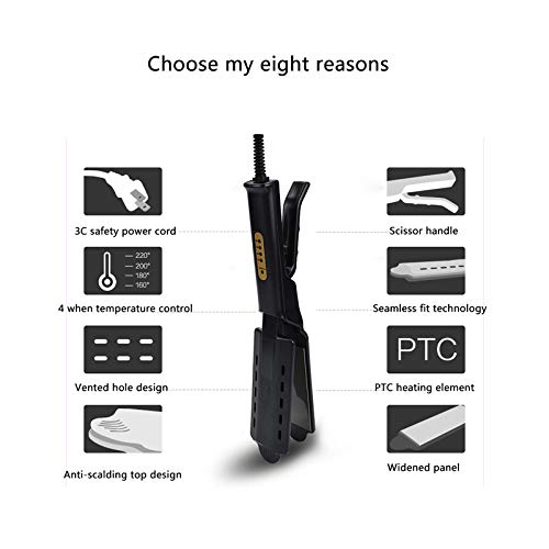 LiKin Hair Straightener Four-speed Thermostat Straight Hair Splint Hairdressing Tool Straight Clip Does Not Hurt Hair Straightener