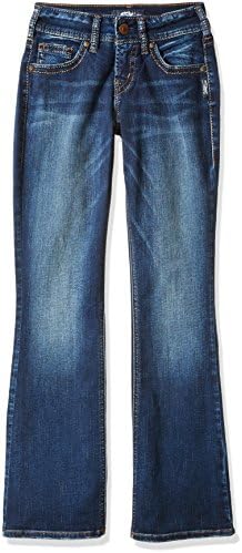 Silver Jeans Co. Women's Suki Bootcut Jeans, Dark Vintage Wash, 28W x 31L