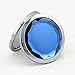 Folding Makeup Mirror - TOOGOO(R)Travel Compact Pocket Crystal Folding Makeup Mirror , Royal blue