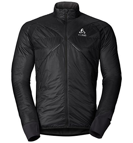 Odlo Herren Primaloft Loftone Jacket, Black-Odlo Graphite Grey, XL
