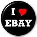 Price comparison product image Small 25mm Lapel Pin Button Badge Novelty I Heart Love Ebay