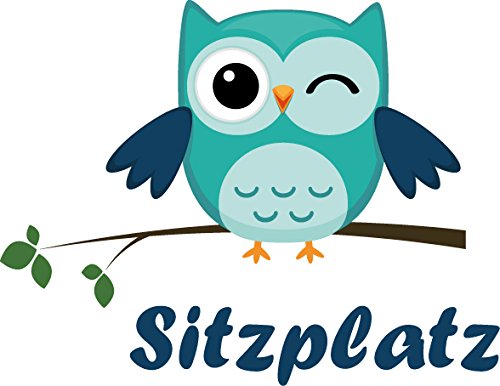 WC Aufkleber Sitzplatz Eule – Toilette Badezimmer Bad Toiletten Fliesen A040 - 2