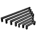 Produktbild EsportsMJJ 10x20mm Black Hollow Square Edelstahl-Türbänder Schubladen für Cupboard Kabinett - #1