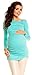 Maternity Pregnancy 2 In 1 Breastfeeding Top Jumper 560 (UK 12/14 - EU 40/42, Magenta)