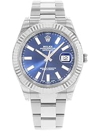 NEW Rolex Datejust II Stainless Steel and 18K White Gold Blue Dial Mens watch 116334 BLIO by Rolex