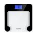 Produktbild Lumsing Personenwaage Digitale Körperwaage Waage Glas Gewichtswaage Testsieger mit Hochpräzisions-Sensoren, gehärtetem Sicherheitsglas und Großem LCD-Display, 5kg-180kg, Schwarz