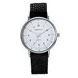 LANCARDO Herren Damen Armbanduhr Analog mit Nylon Armband